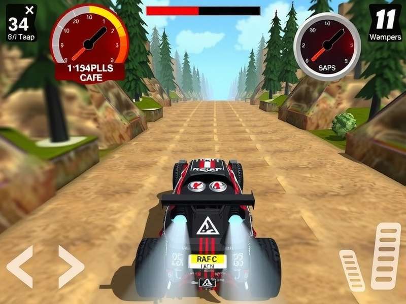 Fierce Rally Warrior gameplay screenshot